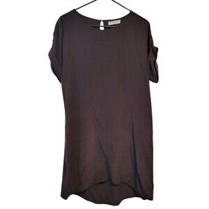 Everlane Black Silk Mini Dress Size Medium